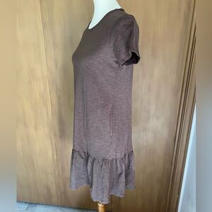 JJill flounced elliptical knit dress petite extra small